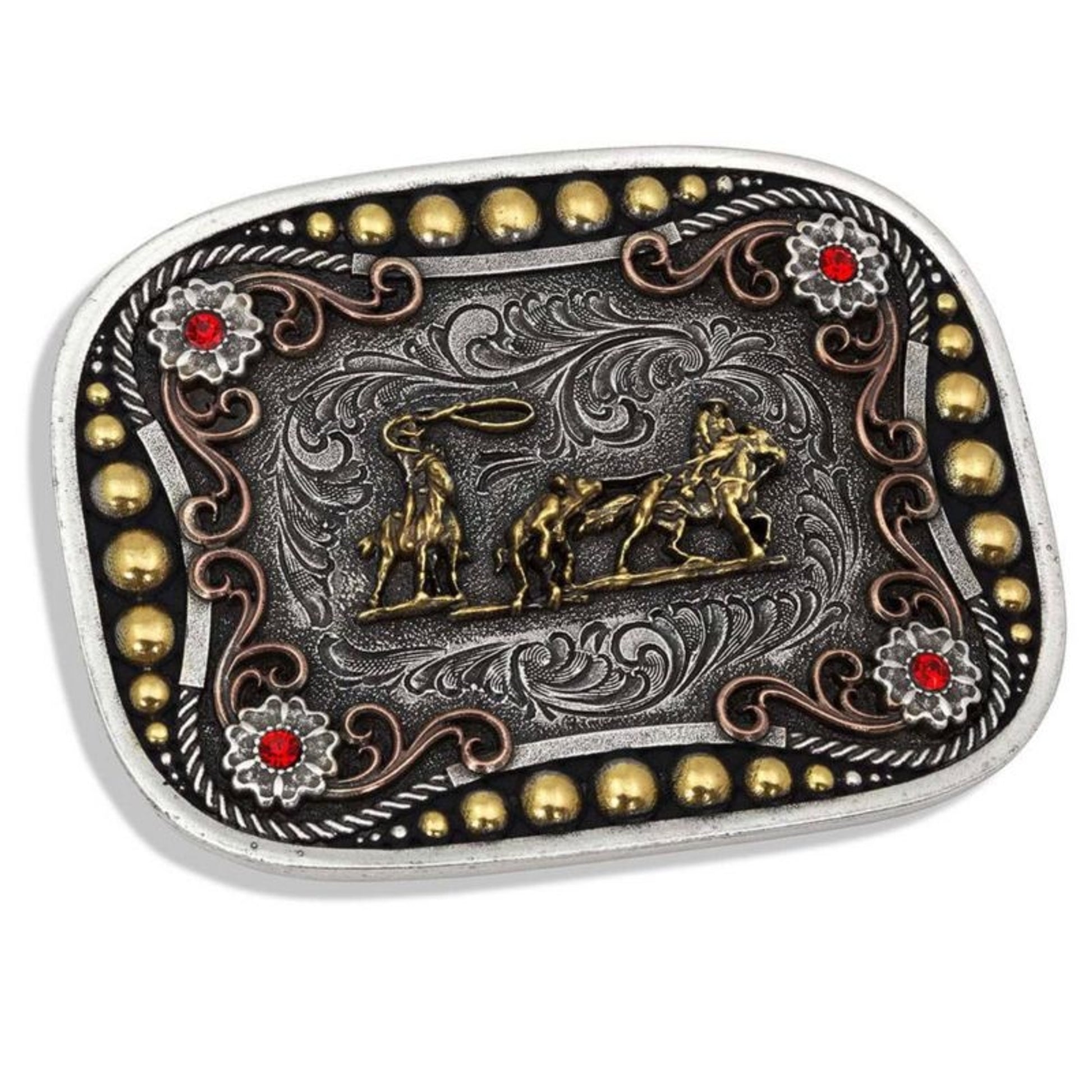 Montana Silversmiths Tri-Color Team Roper Attitude