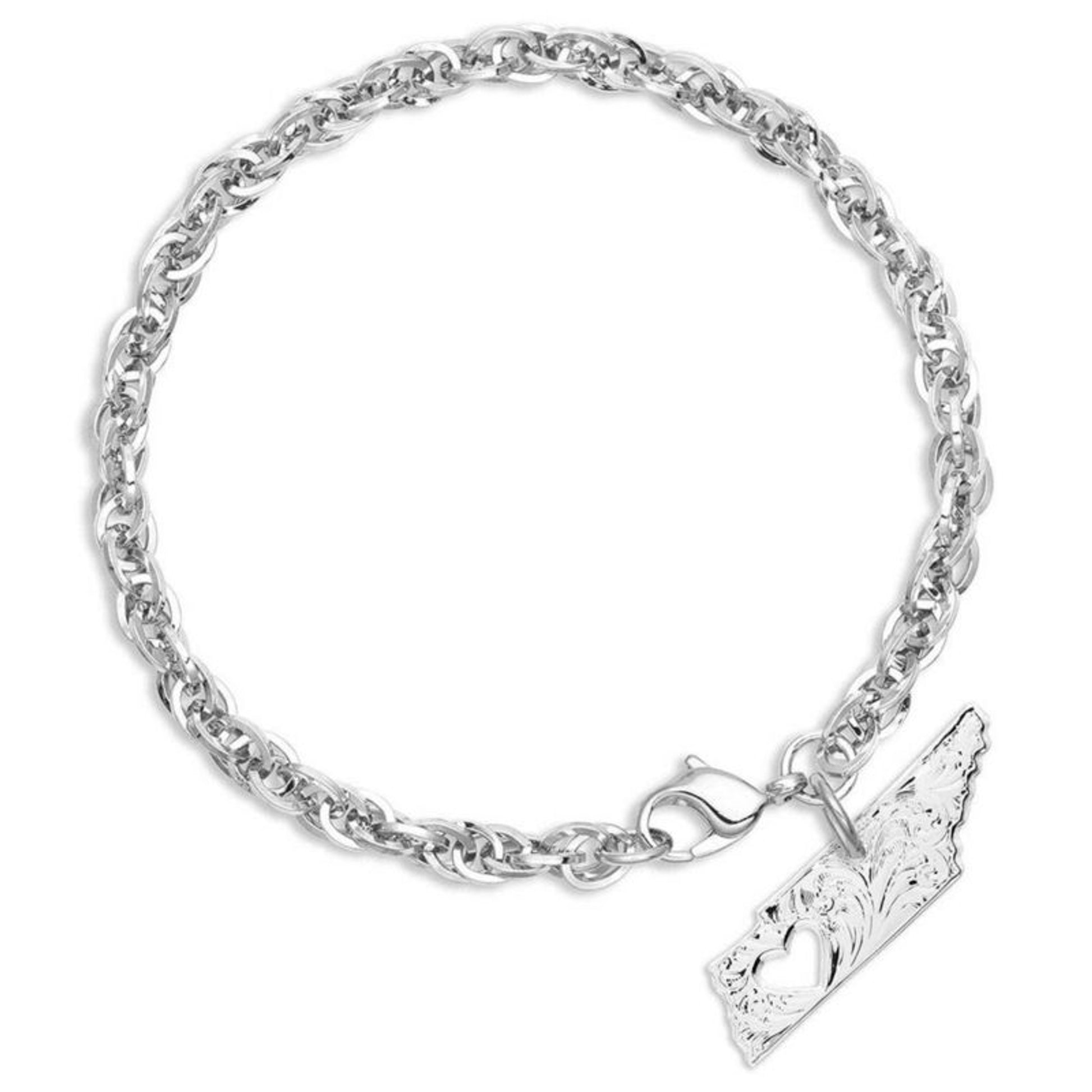 Montana Silversmiths I Heart Tennessee State Charm