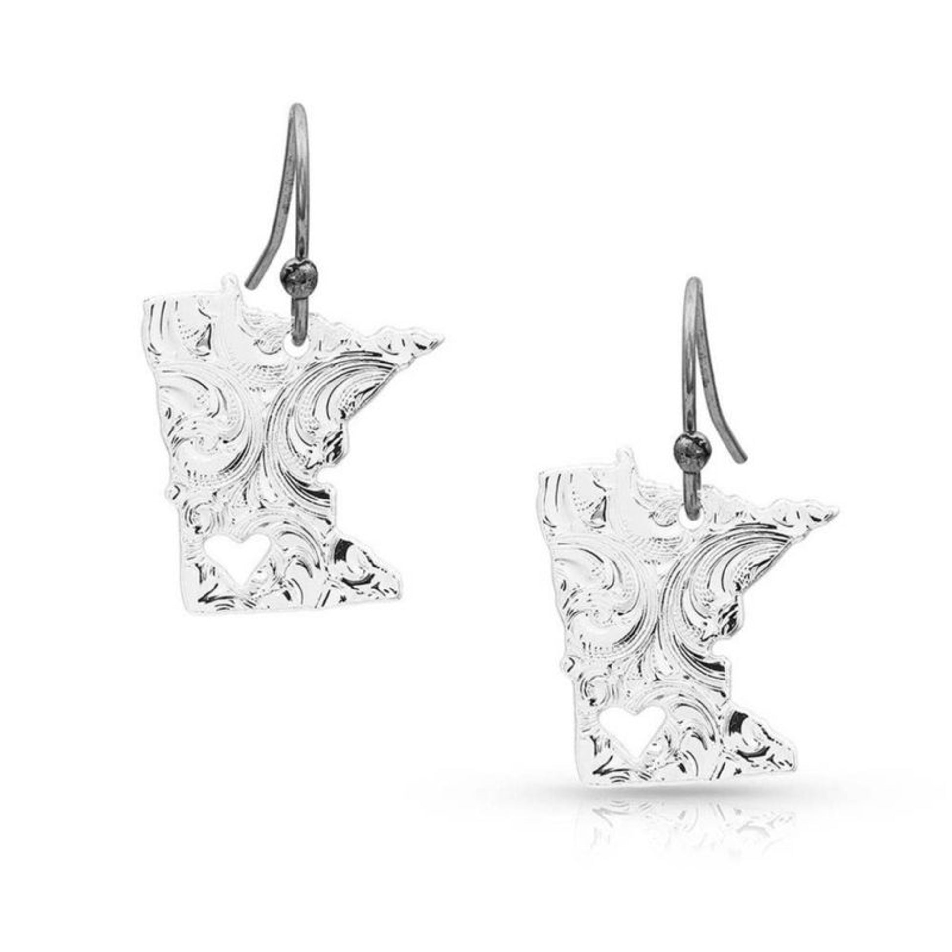 Montana Silversmiths I Heart Minnesota State Charm