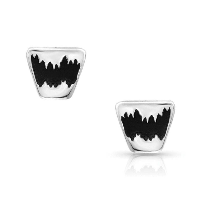 Montana Silversmiths Rocky Top Stud Earrings Rhodi