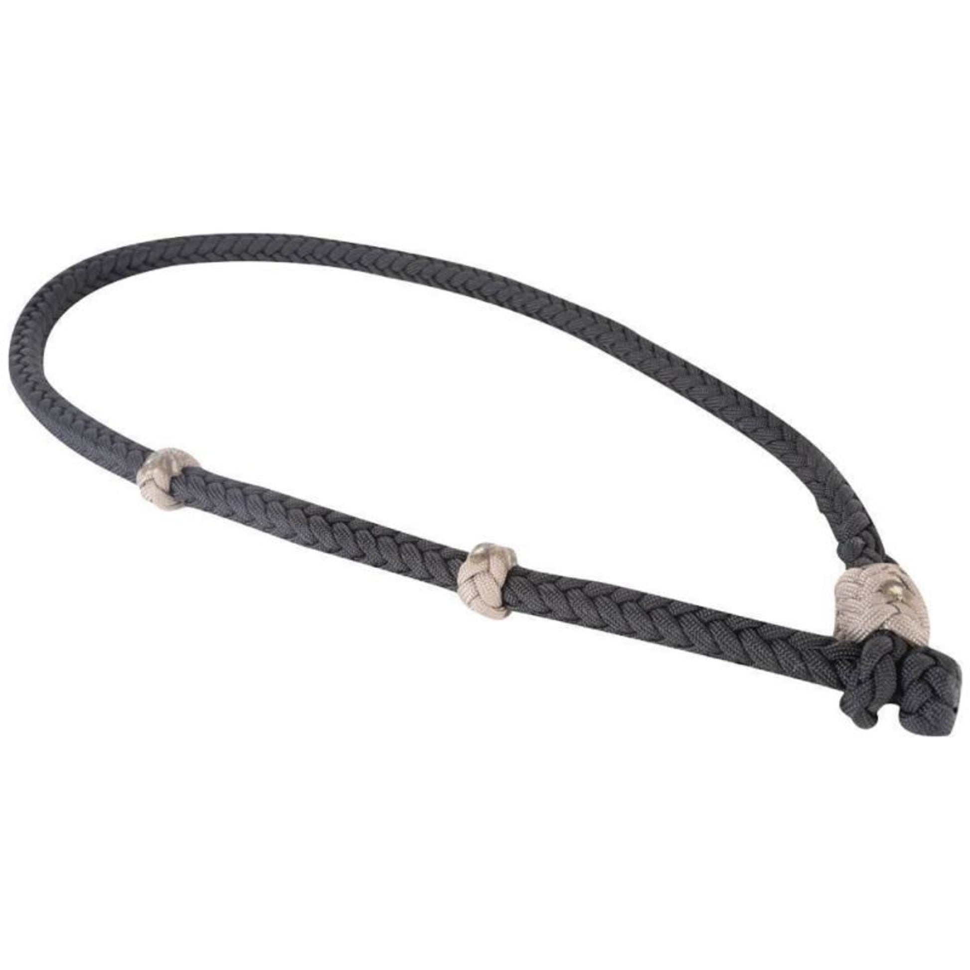 Rattler Neck Rope Square Braid Black/Tan
