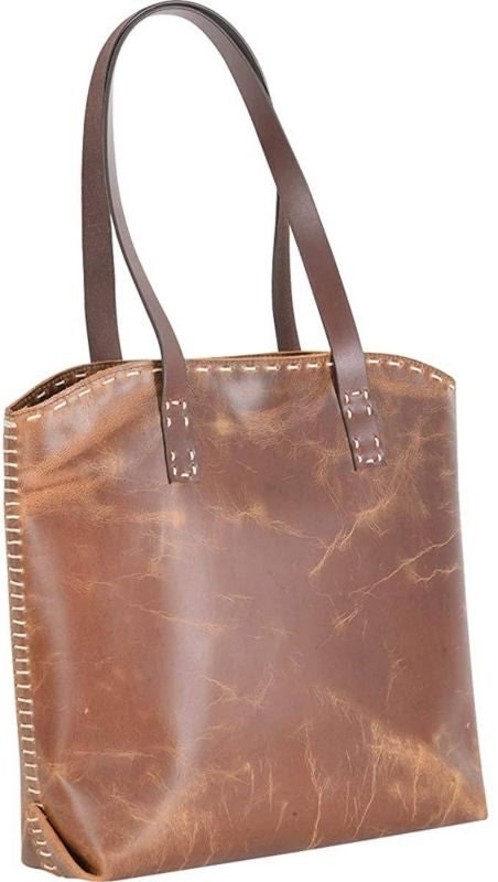 Cashel Distressed Leather Tote Distressed Brown