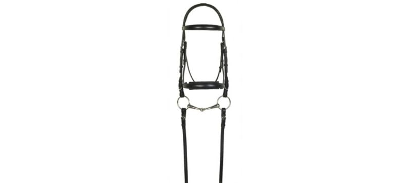Aramas Raised ZERO Shaped Padded Dressage Bridle w