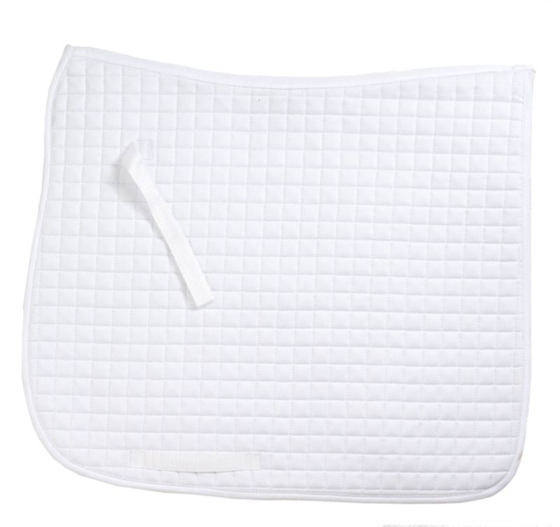 Ovation PRO Circuit Felt Dressage Pad 25" x 23" Wh