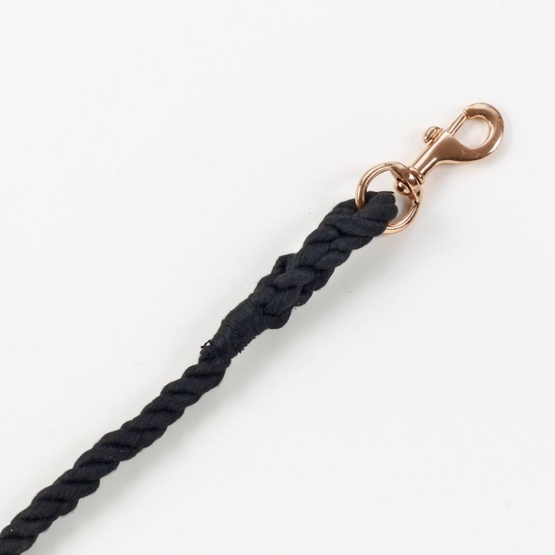 Ovation Rose Gold Poly Lead 3/4" x 8 Ft Black