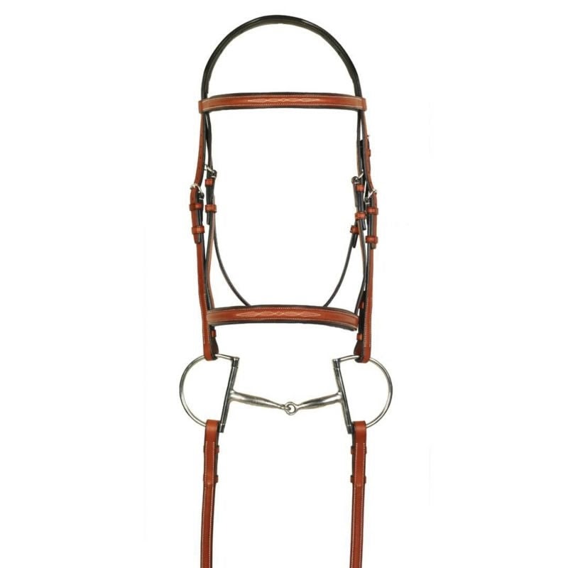 Aramas Fancy Raised Padded Bridle with X-Long Fanc