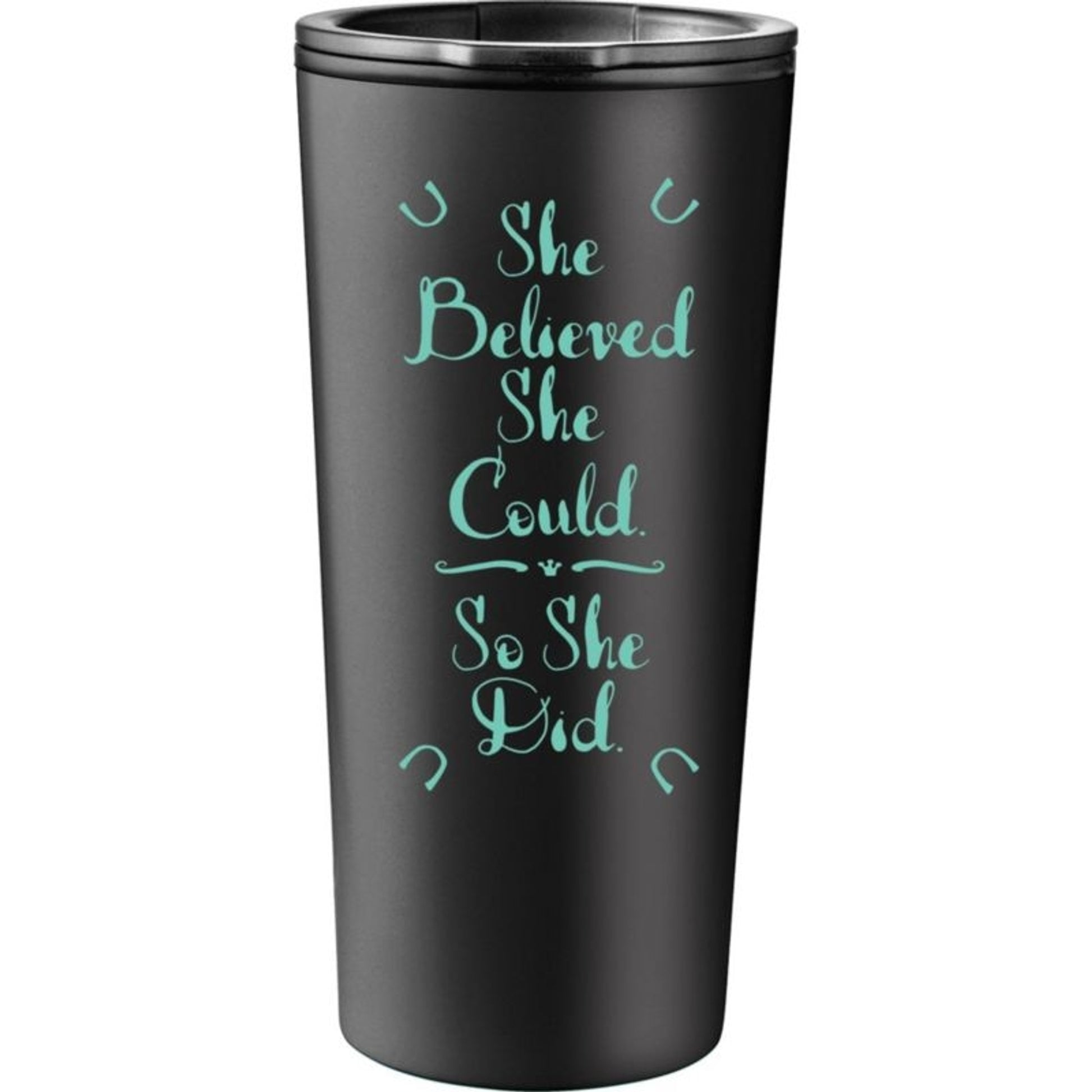 Kelley Tumbler "She Believed She Could. So She Did