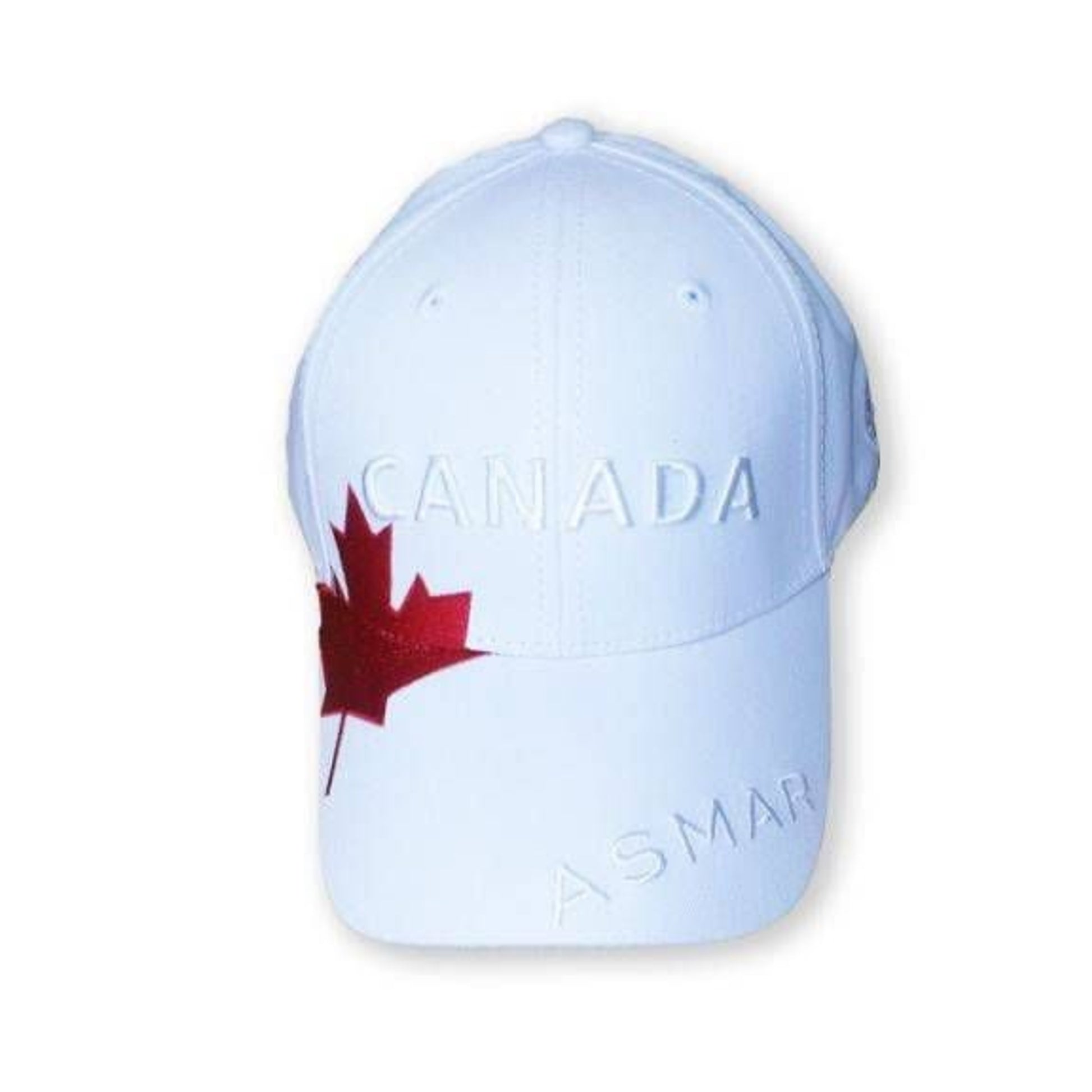 NOEL ASMAR Canada Cap with Maple Leaf One Size Whi