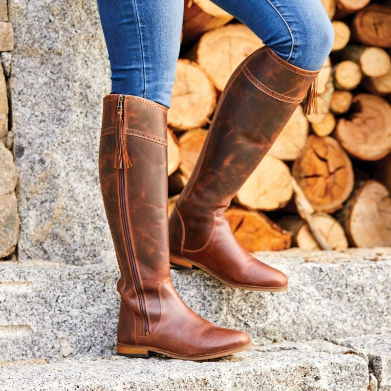 OPEN BOX: Dublin Ladies Kalmar Suede Tall Boots 8.