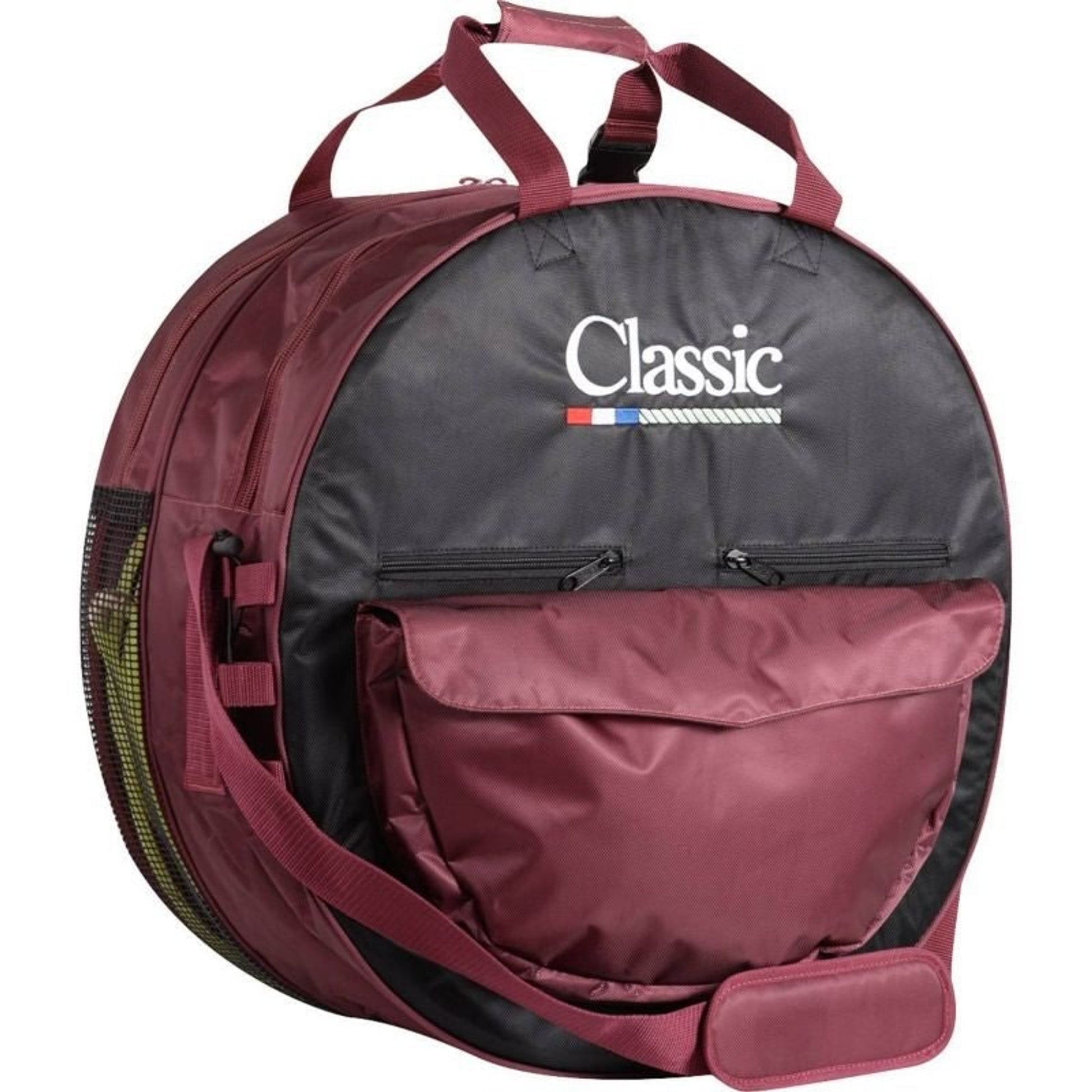Classic Equine Deluxe Rope Bag Black/Merlot