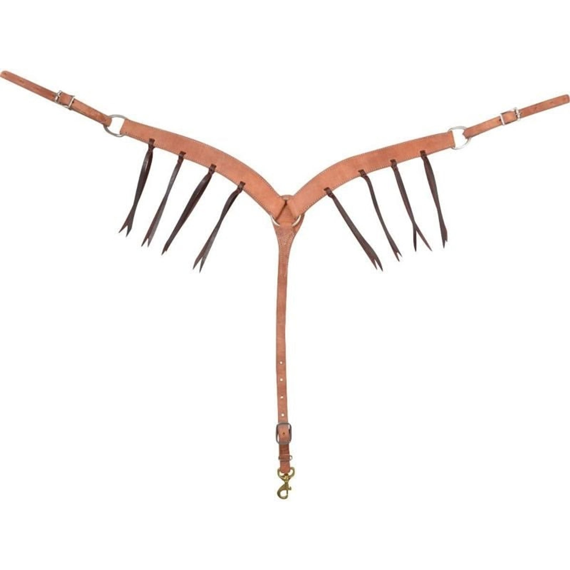 Martin Saddlery Breast Collar with Latigo Blood Kn