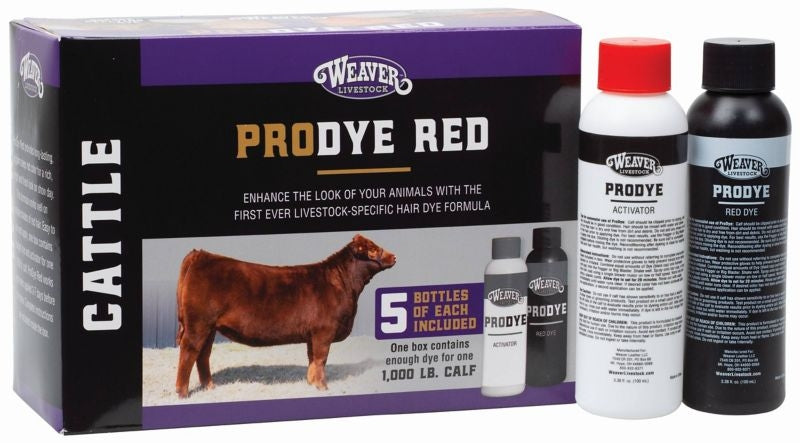 Weaver Livestock Prodye Hair Dye Red