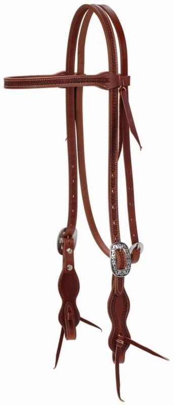 Weaver Synergy Harvest Wheat Headstall Floral
