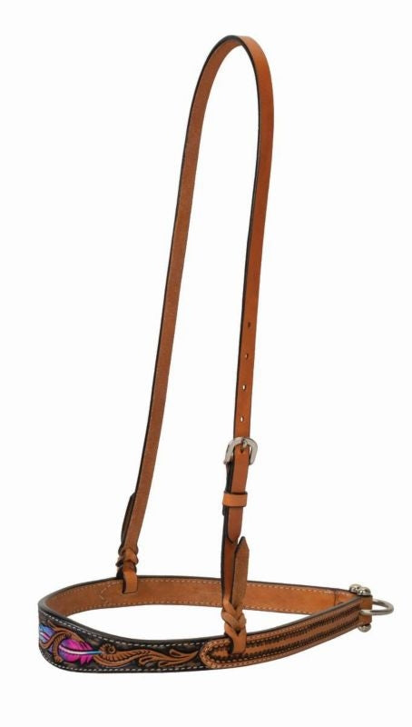 Weaver Leather Turquoise Cross TwistedFeather Nose
