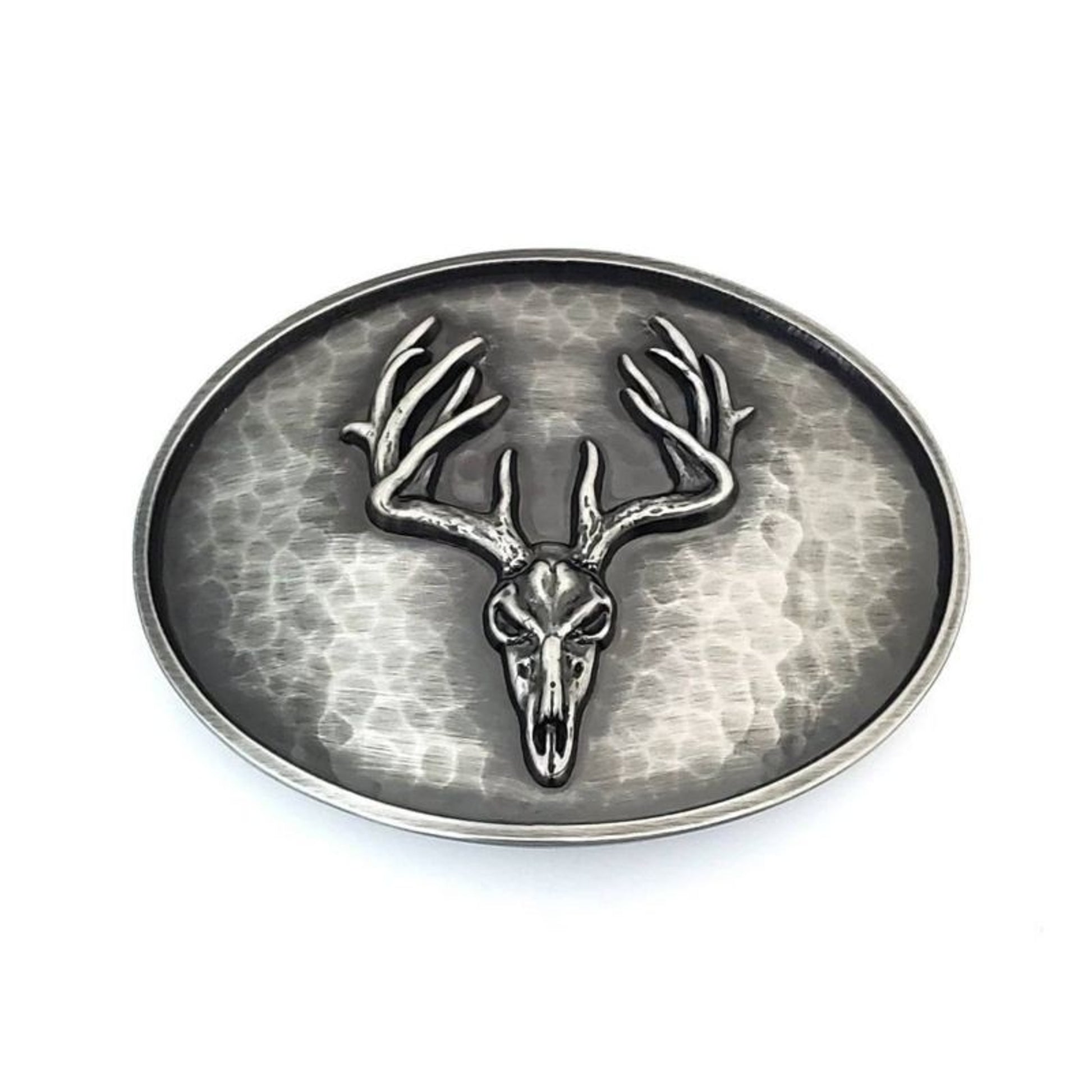 Montana Silversmiths Oval Vintage Hammered Deer Sk