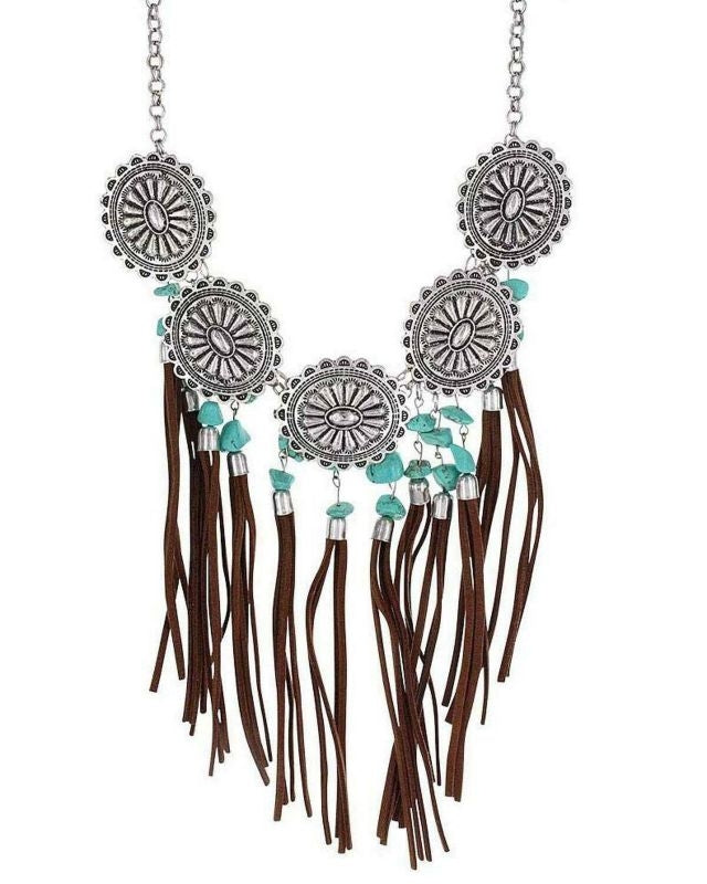 Montana Silversmiths Ladies Fringe Waterfall Conch