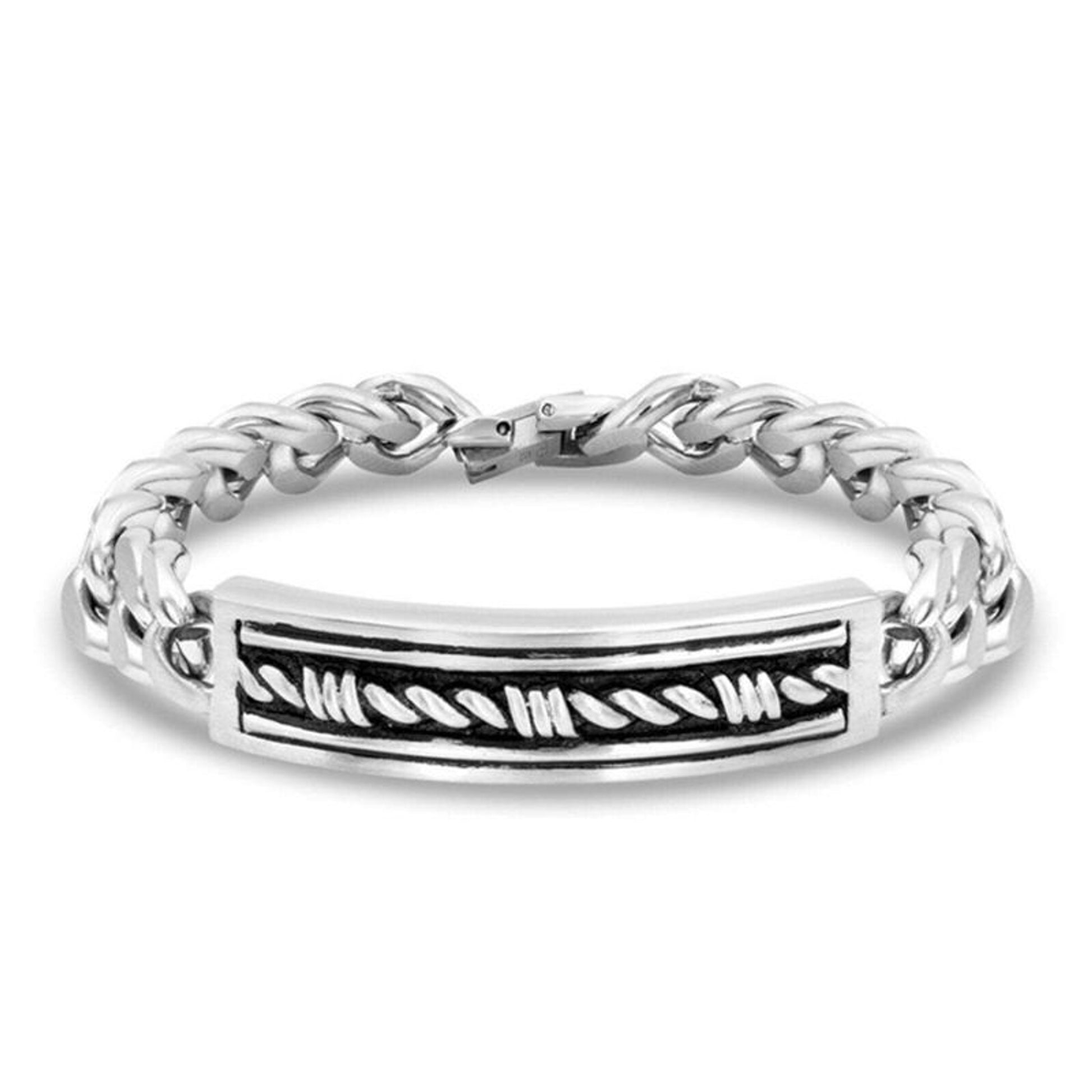 Montana Silversmiths Mens Western Gates Barbed ID