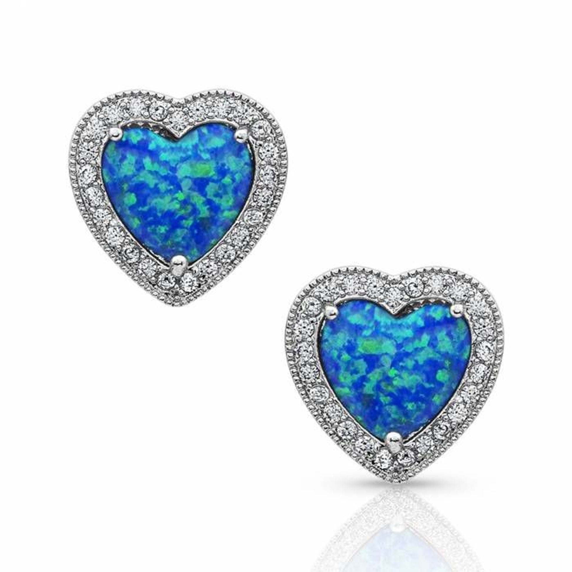 Montana Silversmiths River of Lights Heart Stone E