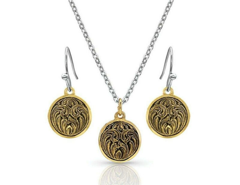 Montana Silversmiths Gold Sunset Trailwinds Jewelr
