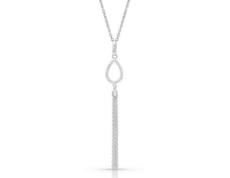 Montana Silversmiths Teardrop Fringe Necklace 19"