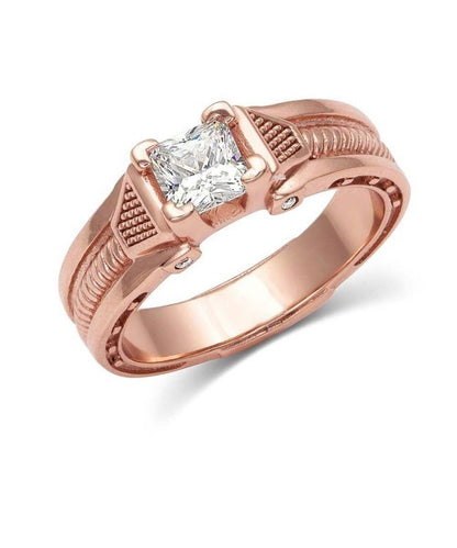 Montana Silversmiths Rose Gold Horseshoe Nail Ring