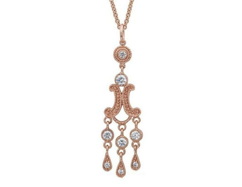 Montana Silversmiths Cierra Rose Necklace 18" Rose