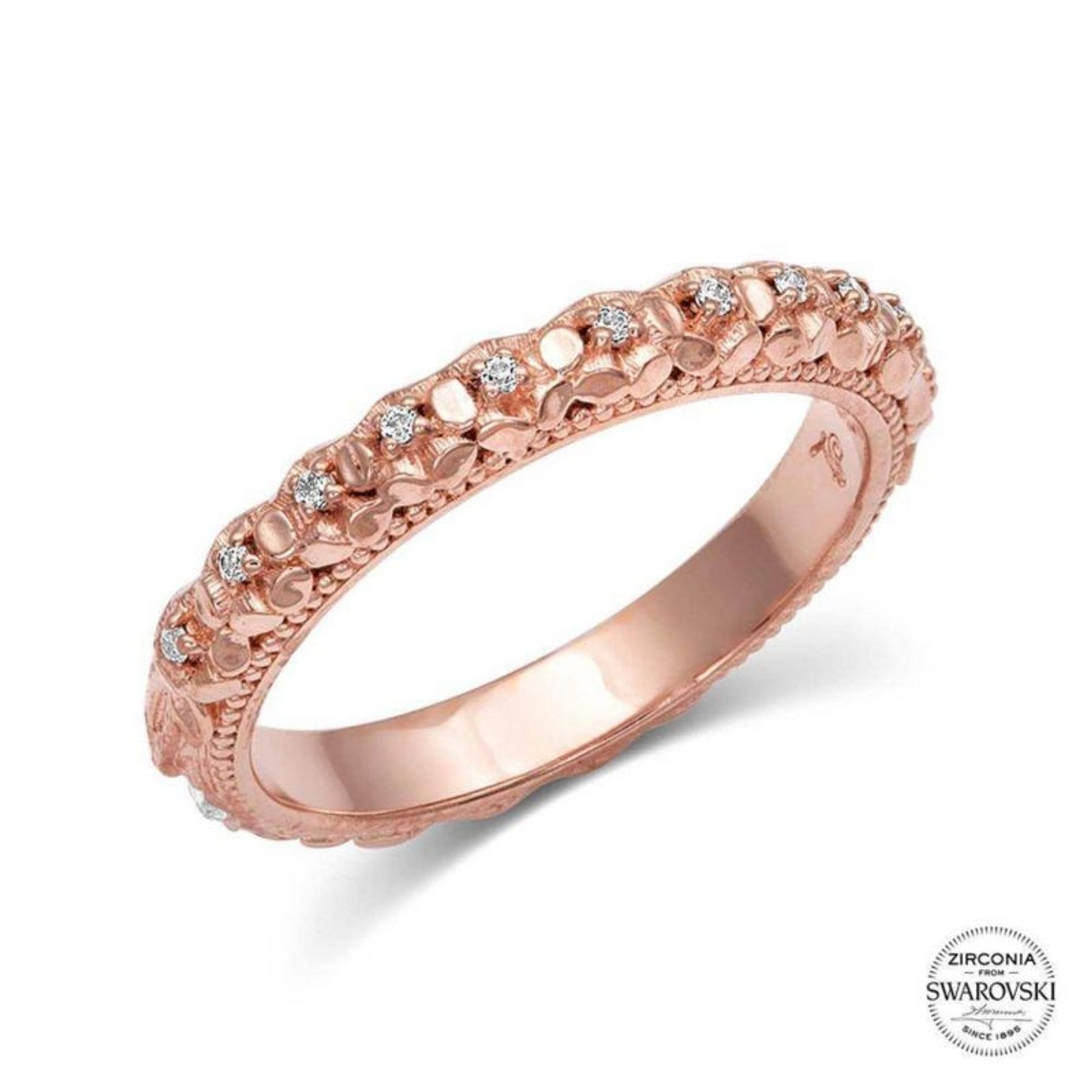 Montana Silversmiths Wild Rose Band 6 Rose Gold