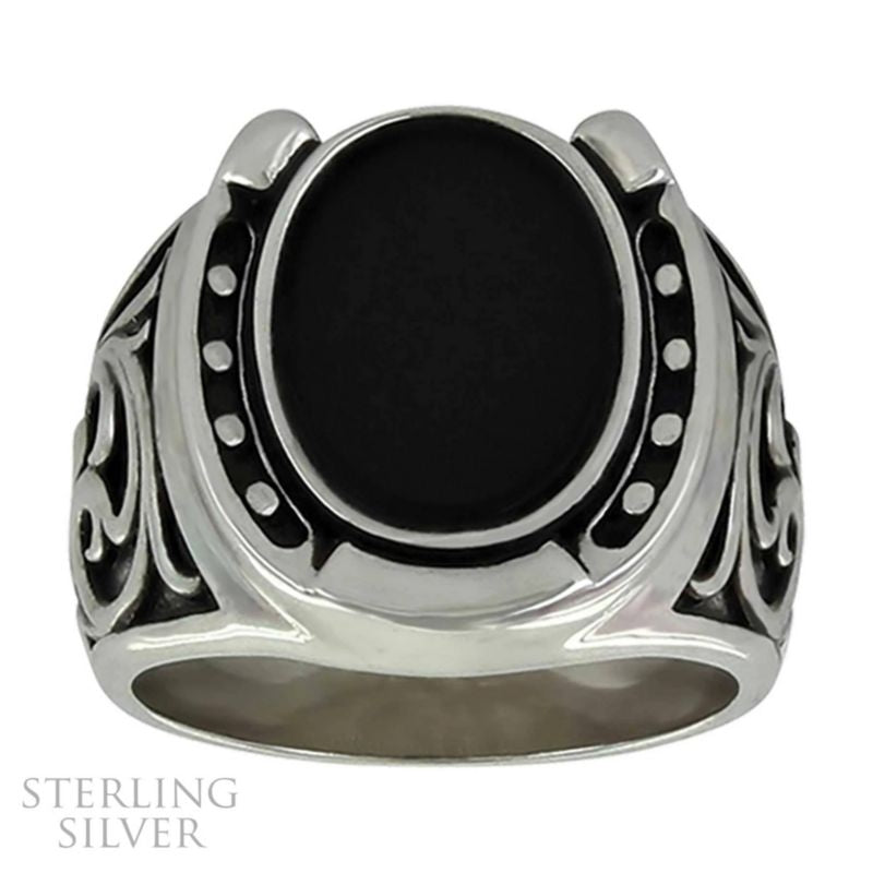 Montana Silversmiths Mens Wide Horseshoe Trailblaz