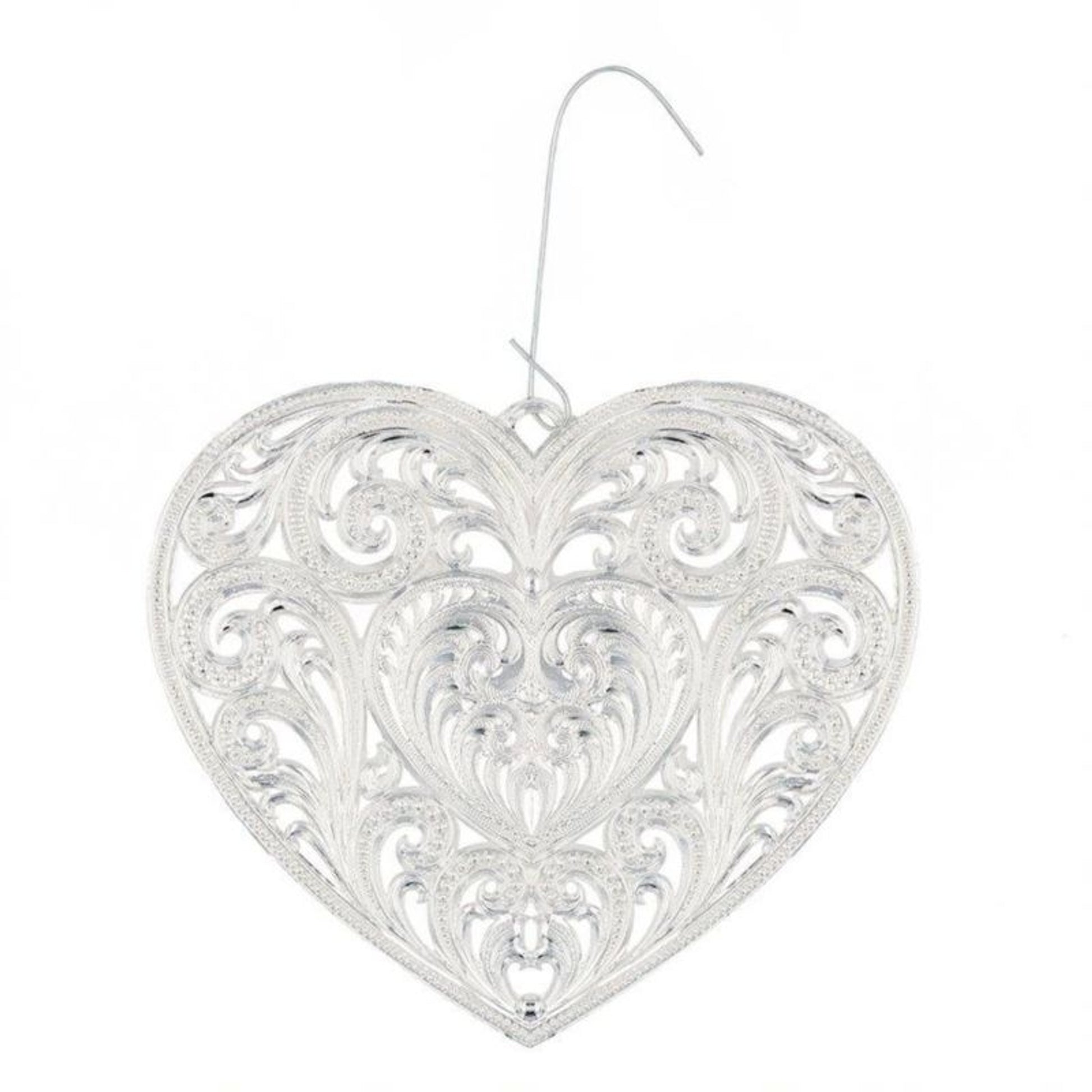 Montana Silversmiths Filigree Heart Ornament Silve