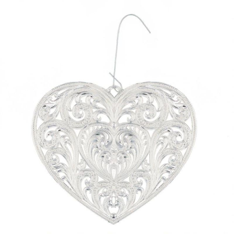 Montana Silversmiths Filigree Heart Ornament Silve