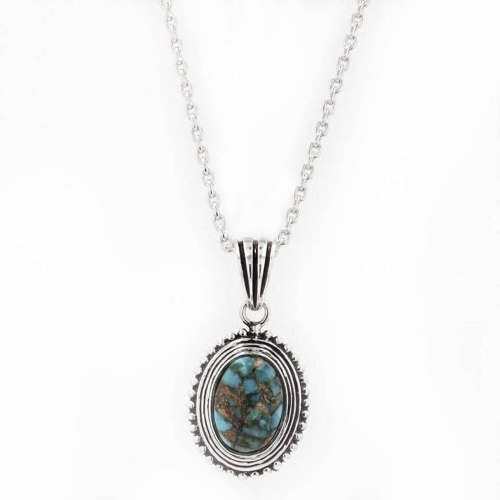 Montana Silversmiths Sterling Copper Turquoise Nec