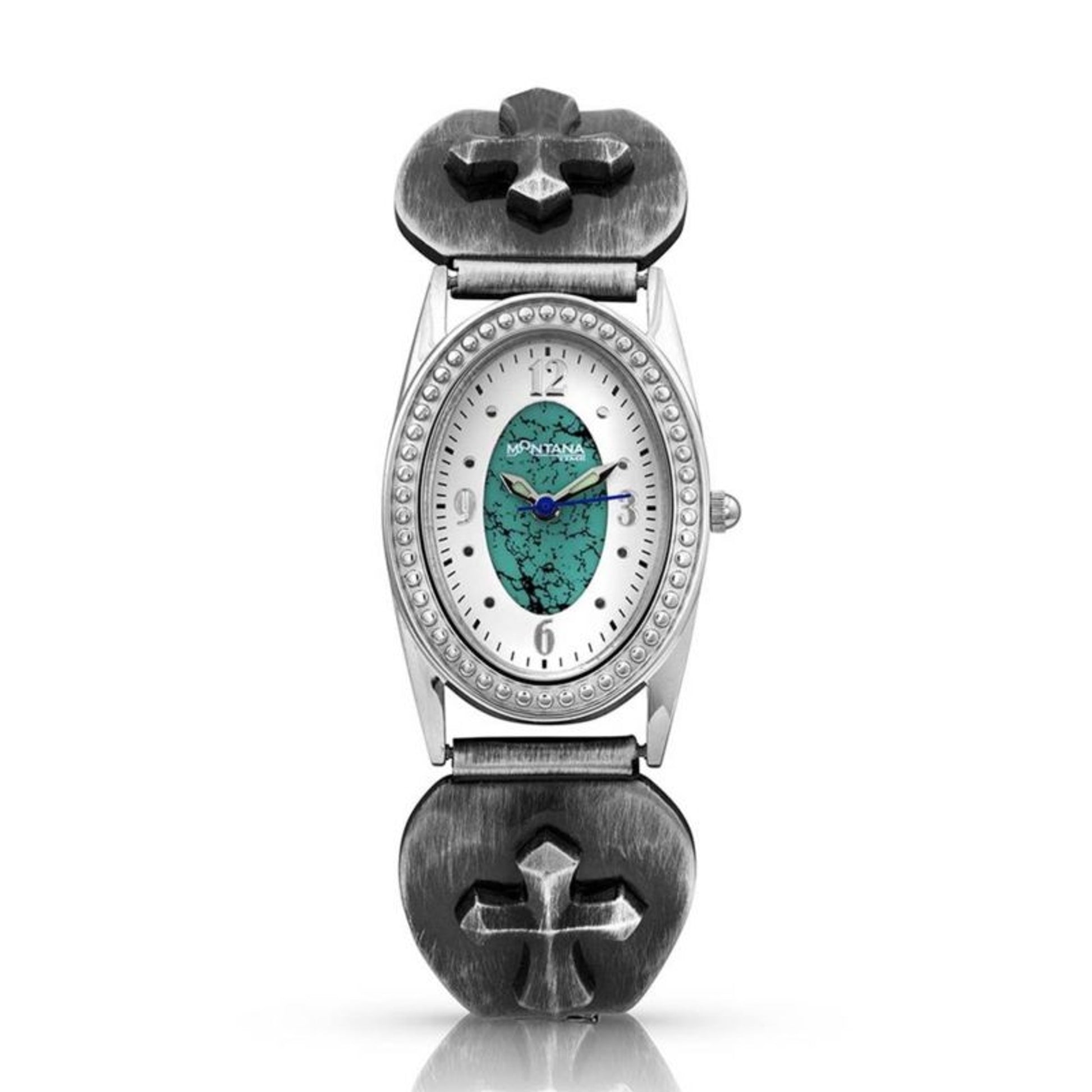 Montana Silversmiths River Rock Faith Watch - Silv