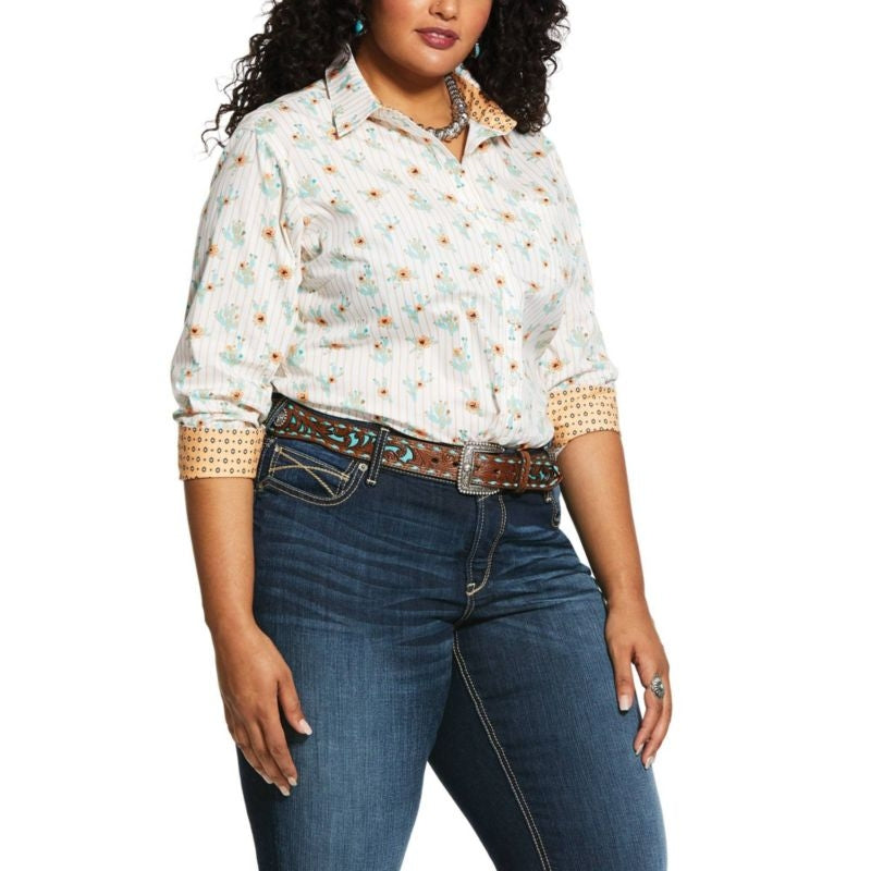 Ariat Ladies Kirby Long Sleeve Stretch Shirt XXX-L