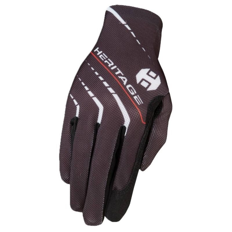 Heritage Solara Gloves Adult Size 6 Black