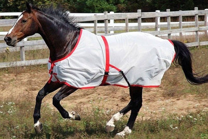 Saratoga Horseworks Summer Turnout 68 White/Black