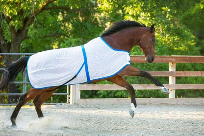 Saratoga Horseworks Summer Turnout 68 White/Black