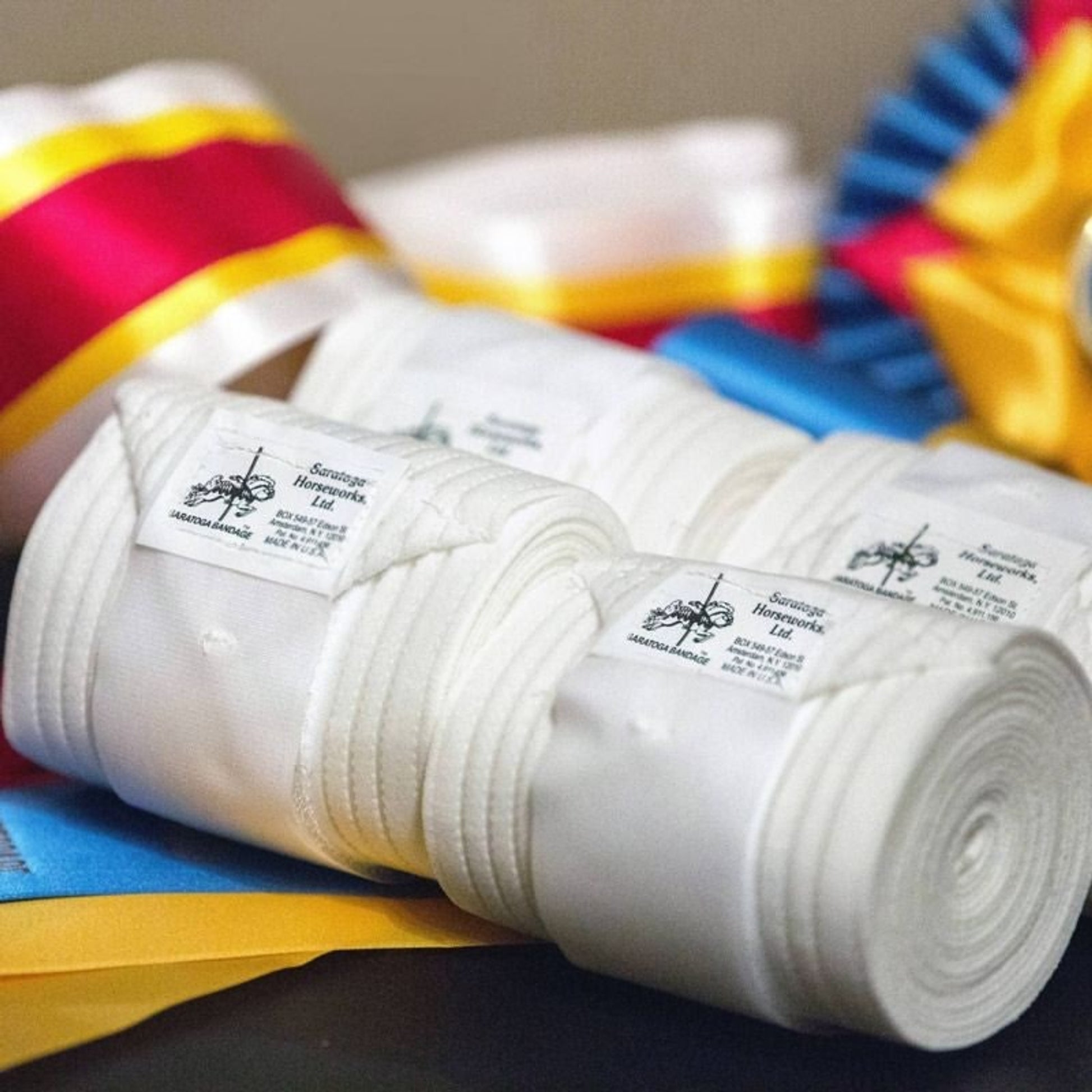 Saratoga Bandages (12 Foot - 2 Pack) Warmblood Bla