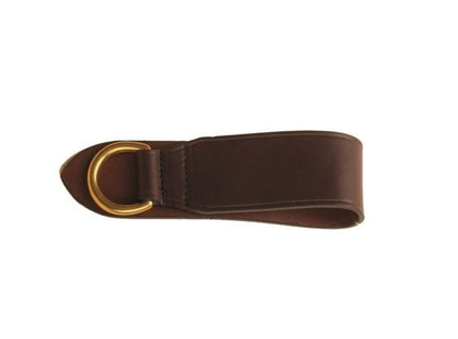 Tory Leather Deluxe Girth Ring With Solid Brass De