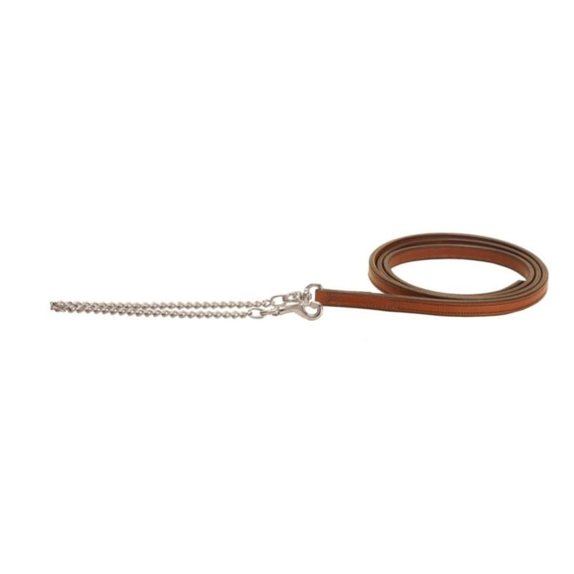 Full Double-Stitched Lead/Nickel Chain Brn