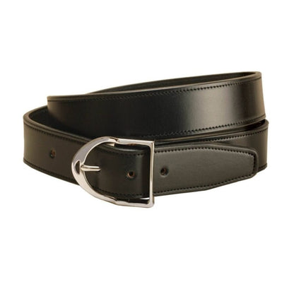 Tory Leather 1-1/2" Black Belt with Stirrup Buckle