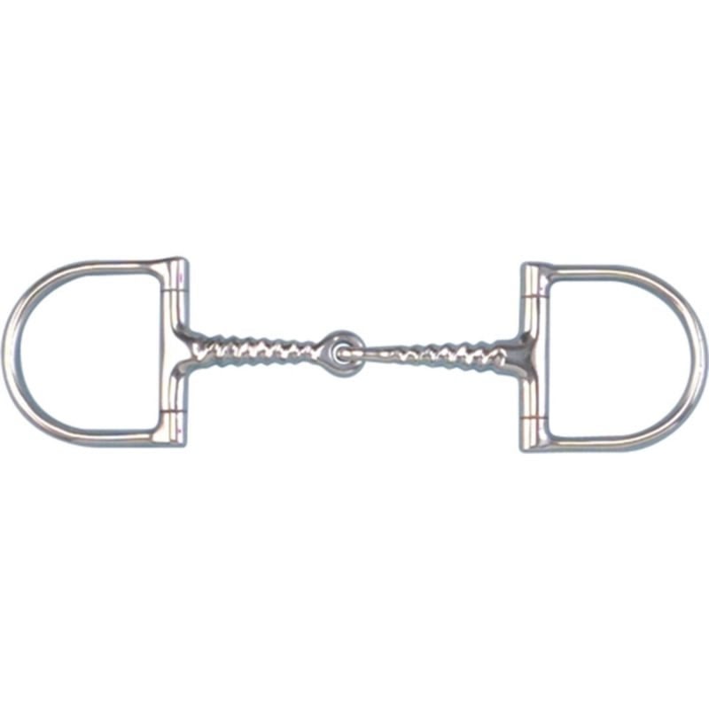 Toklat Pony Corkscrew Snaffle Dee - 2 1/2" Rings 4