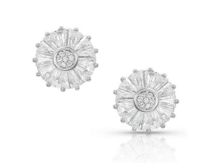Montana Silversmiths Twinkle Wheel Earrings Cubic