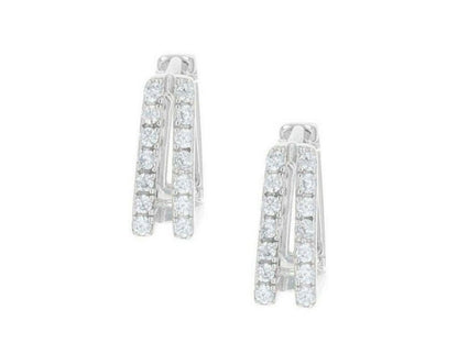 Montana Silversmiths Minimal V Stirrup Earrings Cu