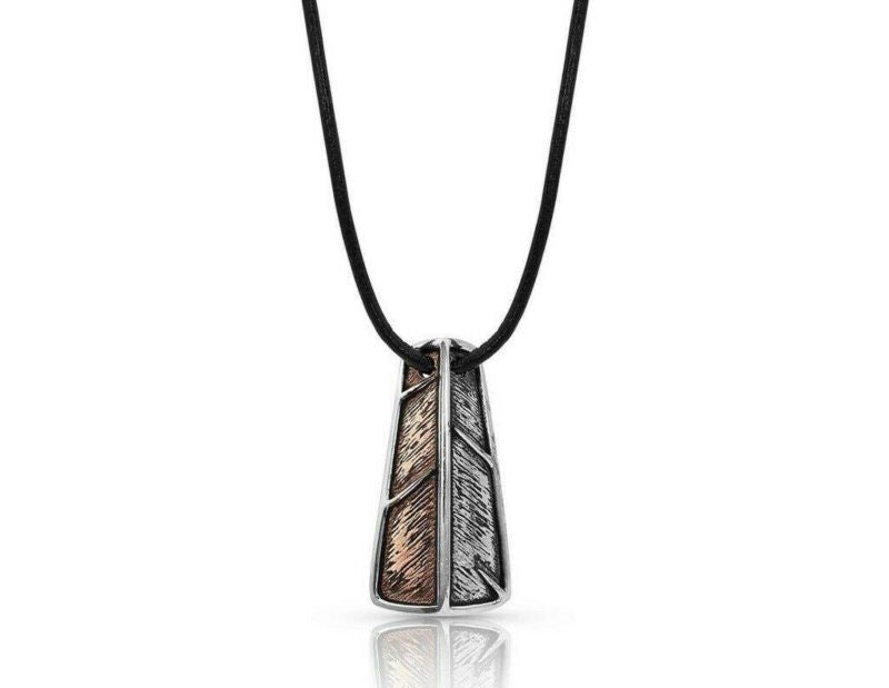 Montana Silversmiths Trophy Turkey Feather Necklac