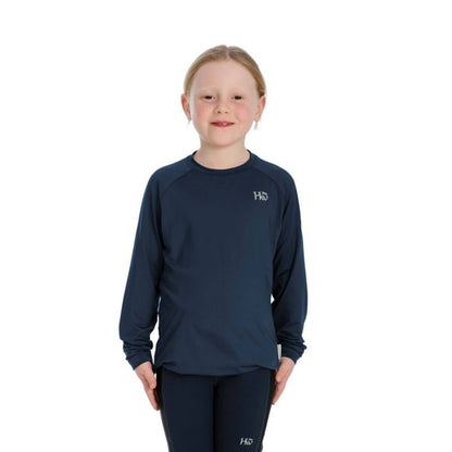 Horseware Kids Baselayer Shirt 3-4 Years Navy