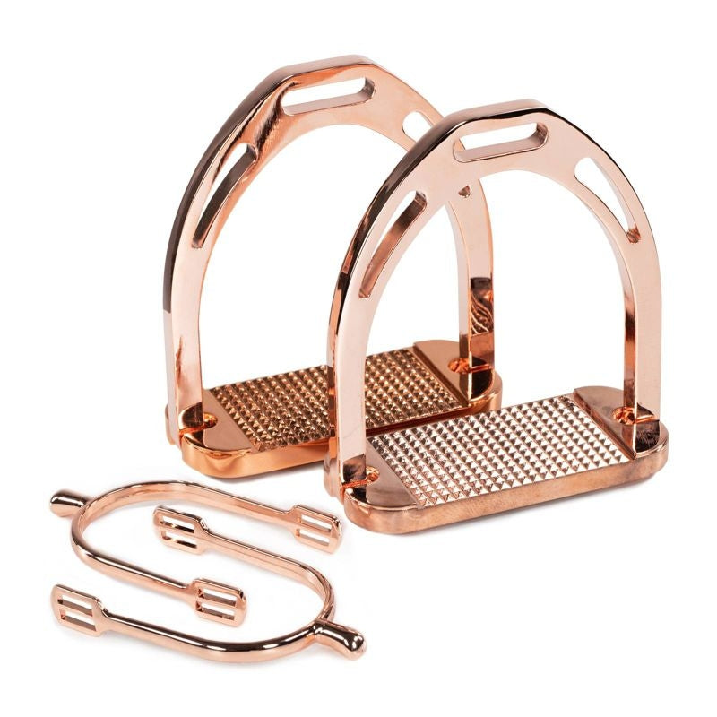 Horze Limited Edition Stirrups 4.75 Rose Gold