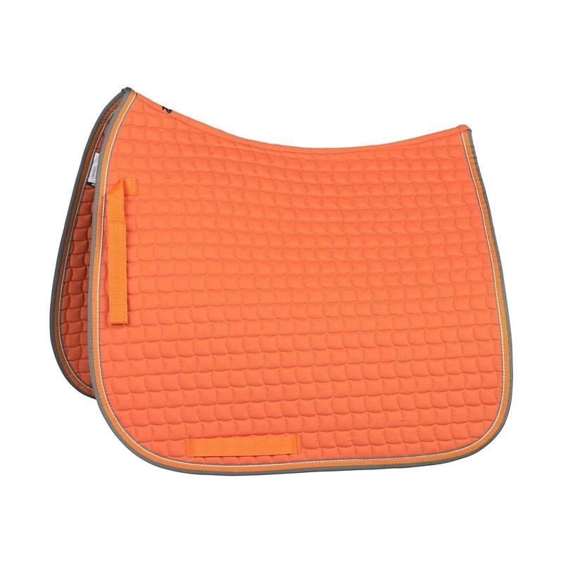 Horze Adepto Dressage Saddlepad Horse Coral Gold
