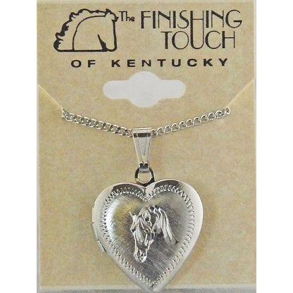 Finishing Touch Arabian Heart Locket 18In Gld