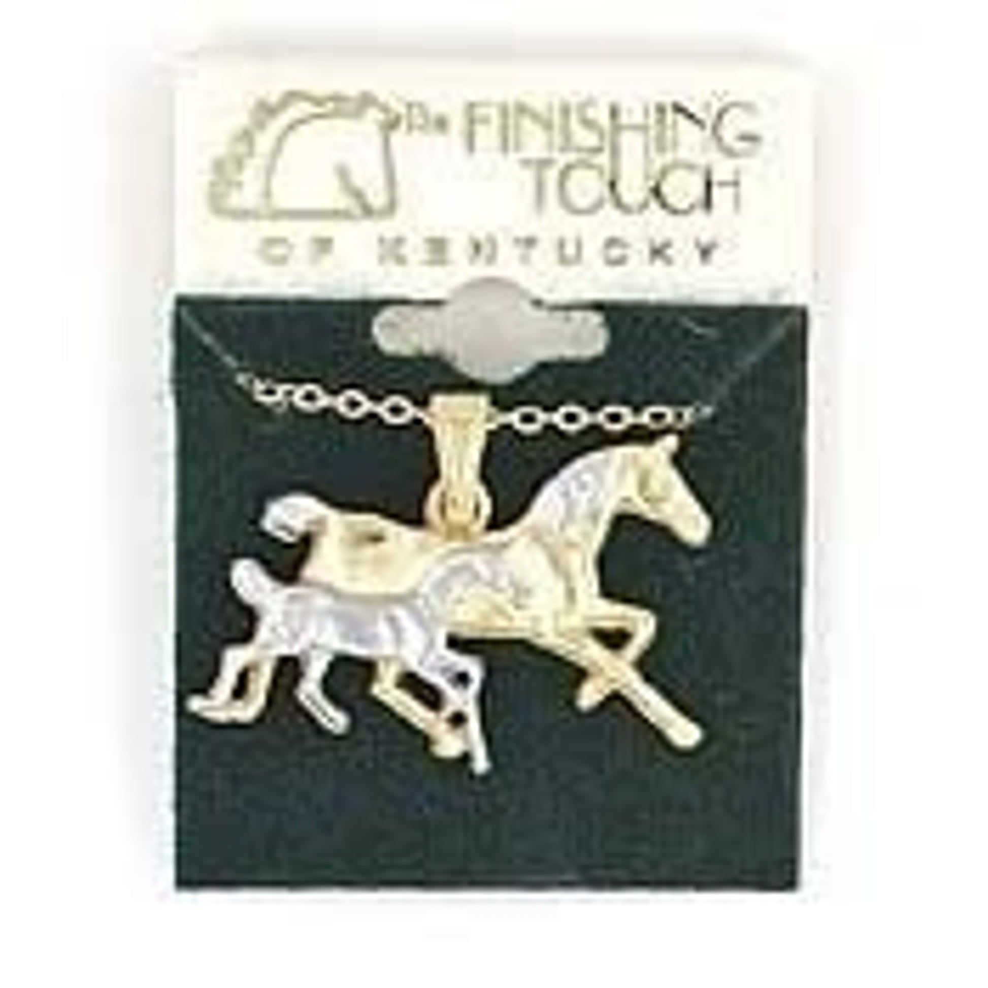 Finishing Touch Necklace with Mare n Foal 18in
