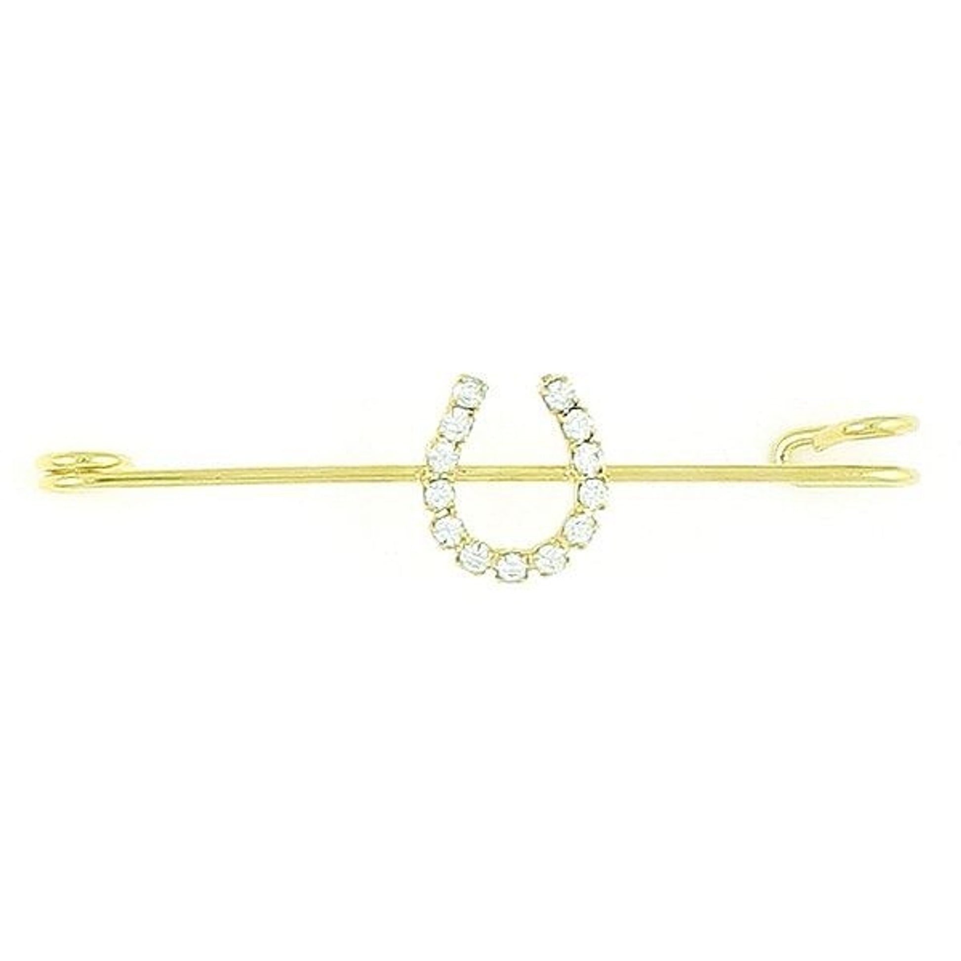 Finishing Touch Hrsshoe Stock Pin Crystal 21/2In
